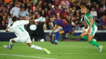 فيديو | ليلة وداع ليفاندوفسكي.. برشلونة يفوز على ريال بيتيس بثلاثية في الدوري الإسباني